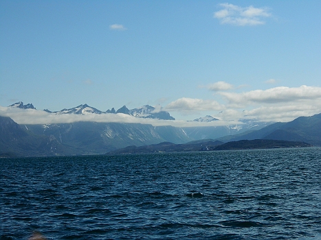 DSCI0067.JPG - Der Wind nimmt langsam zu; wir setzen erst mal die Genua... und schwupp: wir machen 5,5 kn!