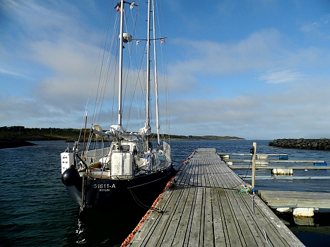 DSCI0155.JPG - Tja und von hier senden wir nun diese Bilder und diesen Bericht. Braucht man mehr??? Nein! Da ganz hinten, da ist Norden und da gehts noch ein Stueckchen  weiter ;-)Schade, dass der Sommer einmal zu Ende geht. 