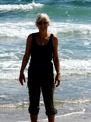 DSCI0491.JPG - Ist das meine bordfee oder doch Lara Croft?? Nein es sint die ueberglueckliche Bordfee. Endlich hat sie Grenen nocheinmal gesehen!