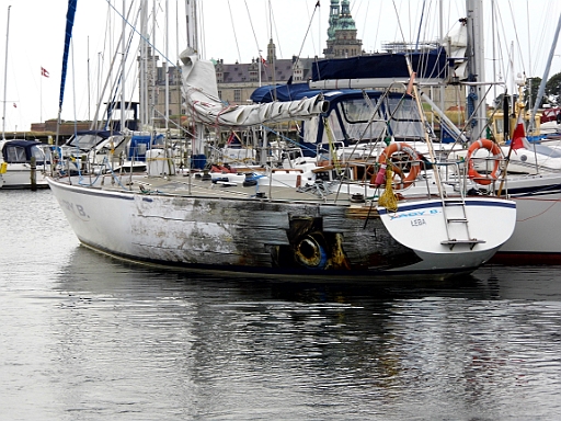 DSCI0713.JPG - Nach Anholt verlegen wir rund 60 sm nach Helsing&Atilde;&cedil;r. Dieses polnische Schiff hat eine interessante Lackierung.