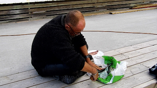 DSCI0134.JPG - Ausnehmen und filettieren muss der Skipper sie aber selber....