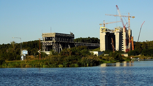DSCI2198.JPG - Das neue Schiffshebewerk Niederfinow nimmt nun langsam Formen an