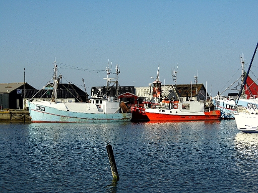 DSCI1667.JPG - Und das hier wird in den naechsten Tagen unsere Versorgung sein: Die Fischkutter, denn selbst im Minimarket ist schon kaum noch was zu bekommen